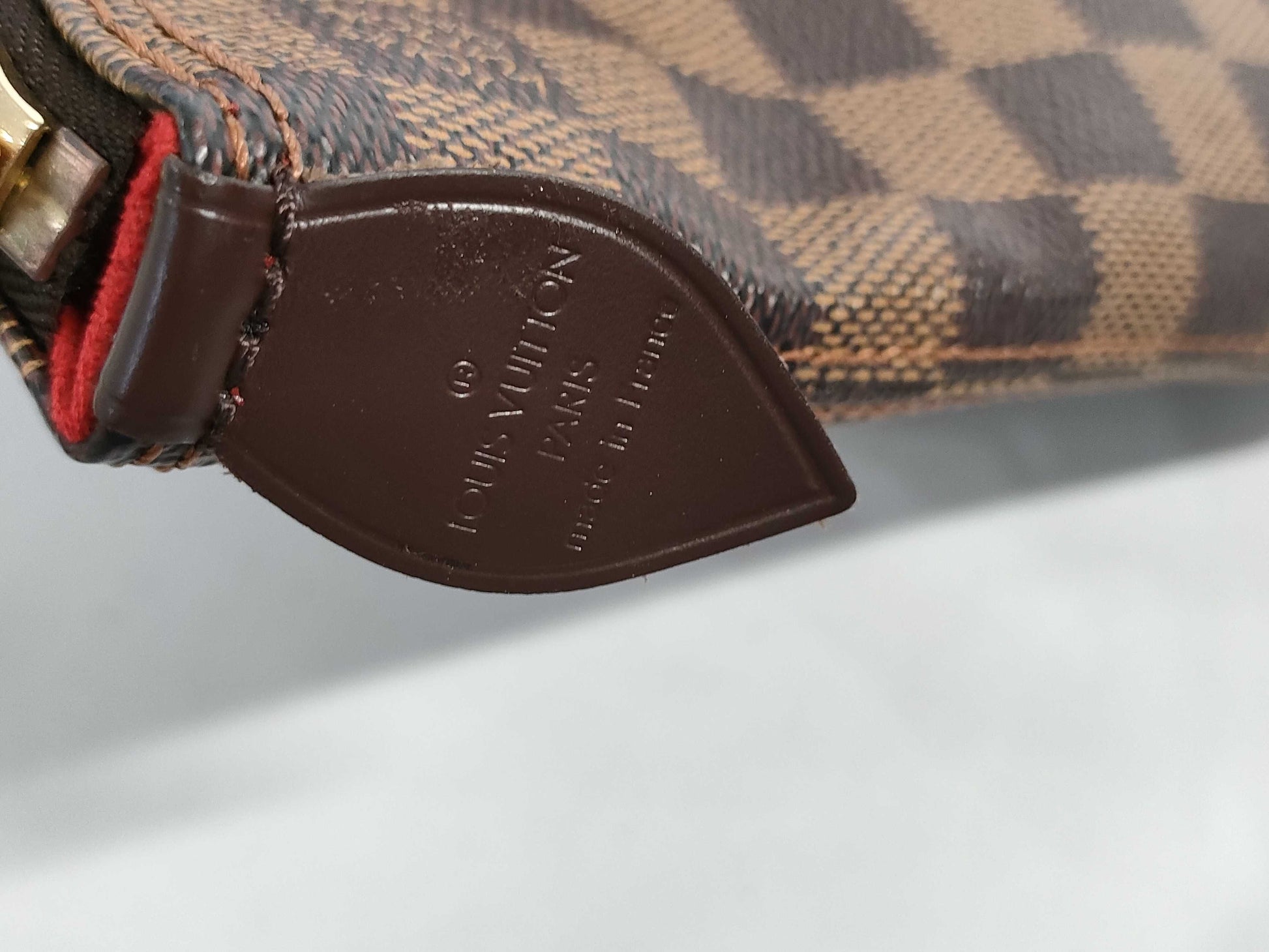 LOUIS VUITTON RFID verification failed VI0036 Damier N51183 Saleya PM handbag