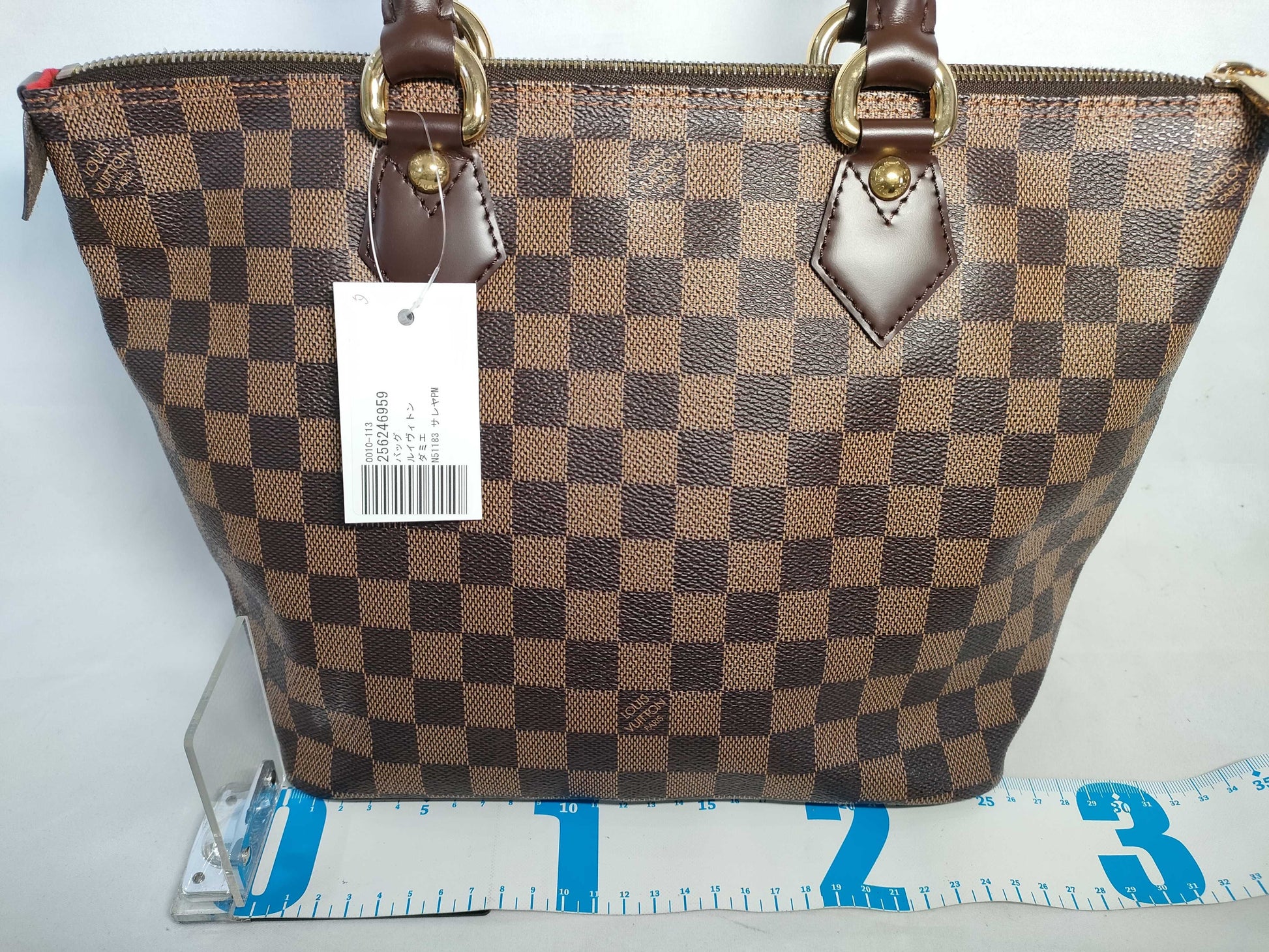 LOUIS VUITTON RFID verification failed VI0036 Damier N51183 Saleya PM handbag