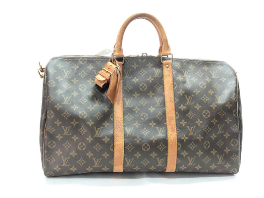 LOUIS VUITTON VI0972 Monogram M41416 Keepall Bandouliere 50 Boston Bag