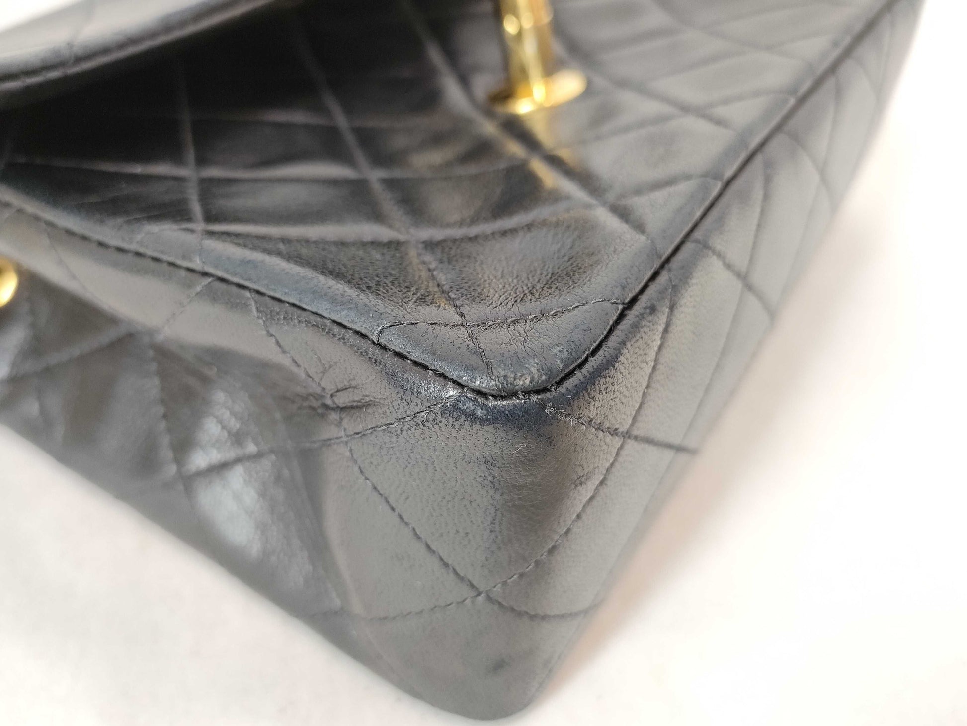 CHANEL [Card Sticker Included] No. 2 Lambskin Minimato Chain Single Flap Shoulder Bag