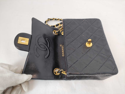 CHANEL [Card Sticker Included] No. 2 Lambskin Minimato Chain Single Flap Shoulder Bag