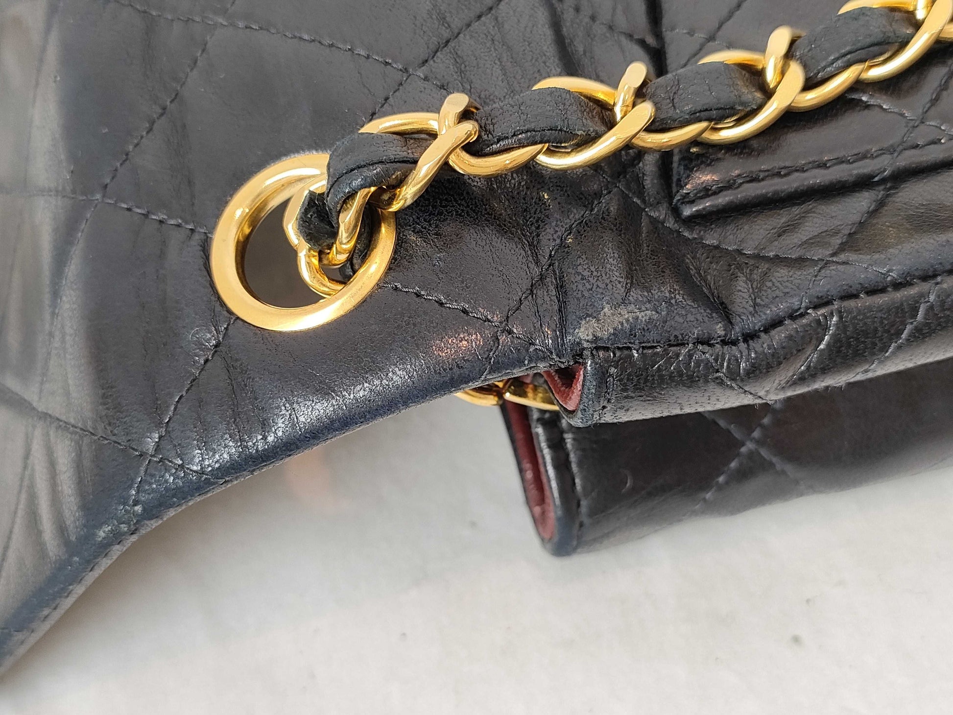 CHANEL [Card Sticker Included] No. 2 Lambskin Minimato Chain Single Flap Shoulder Bag
