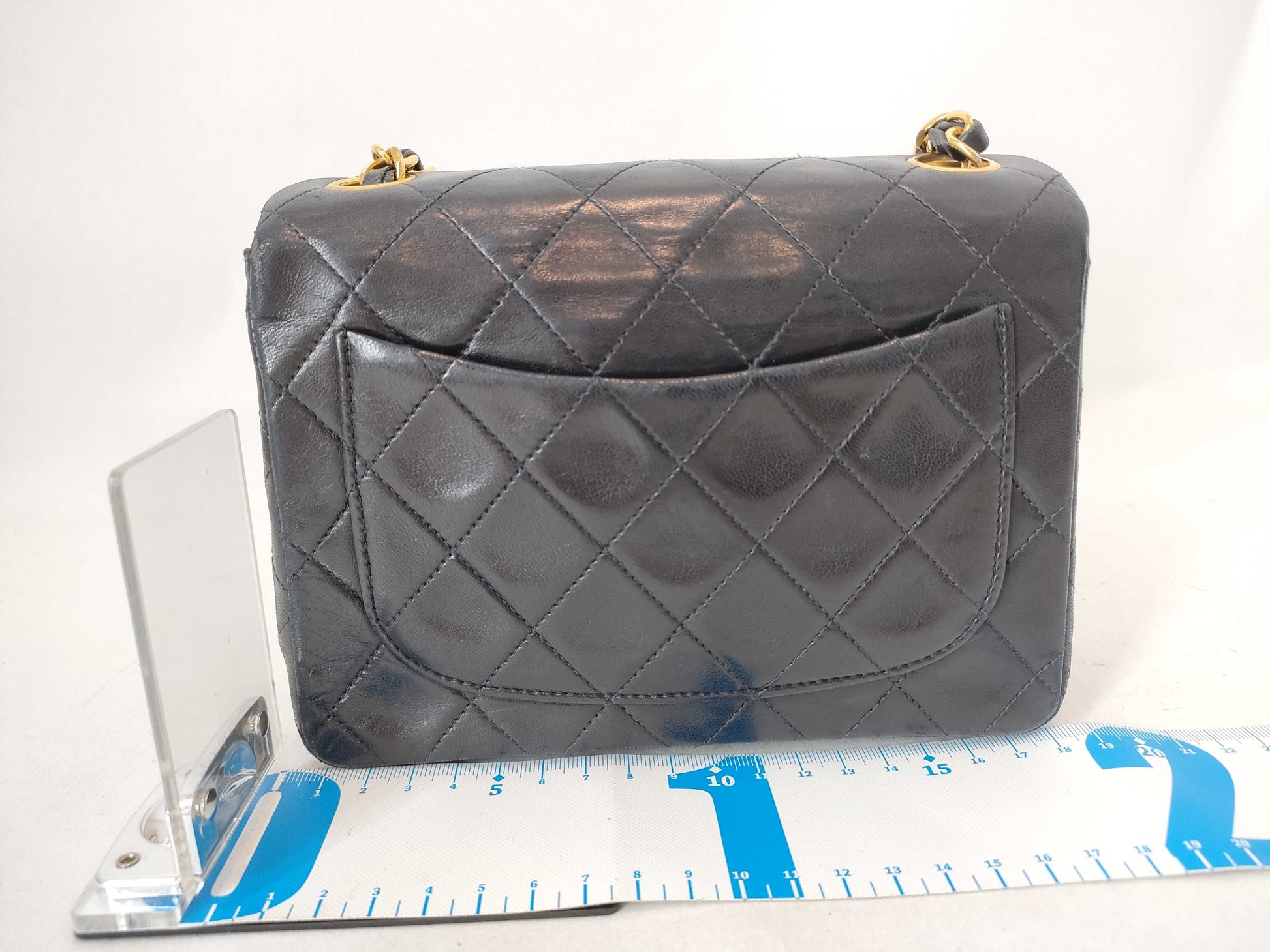 CHANEL [Card Sticker Included] No. 2 Lambskin Minimato Chain Single Flap Shoulder Bag