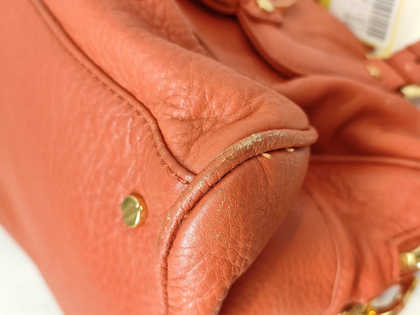 Tory Burch Logo Leather 2-Way Bag Handbag