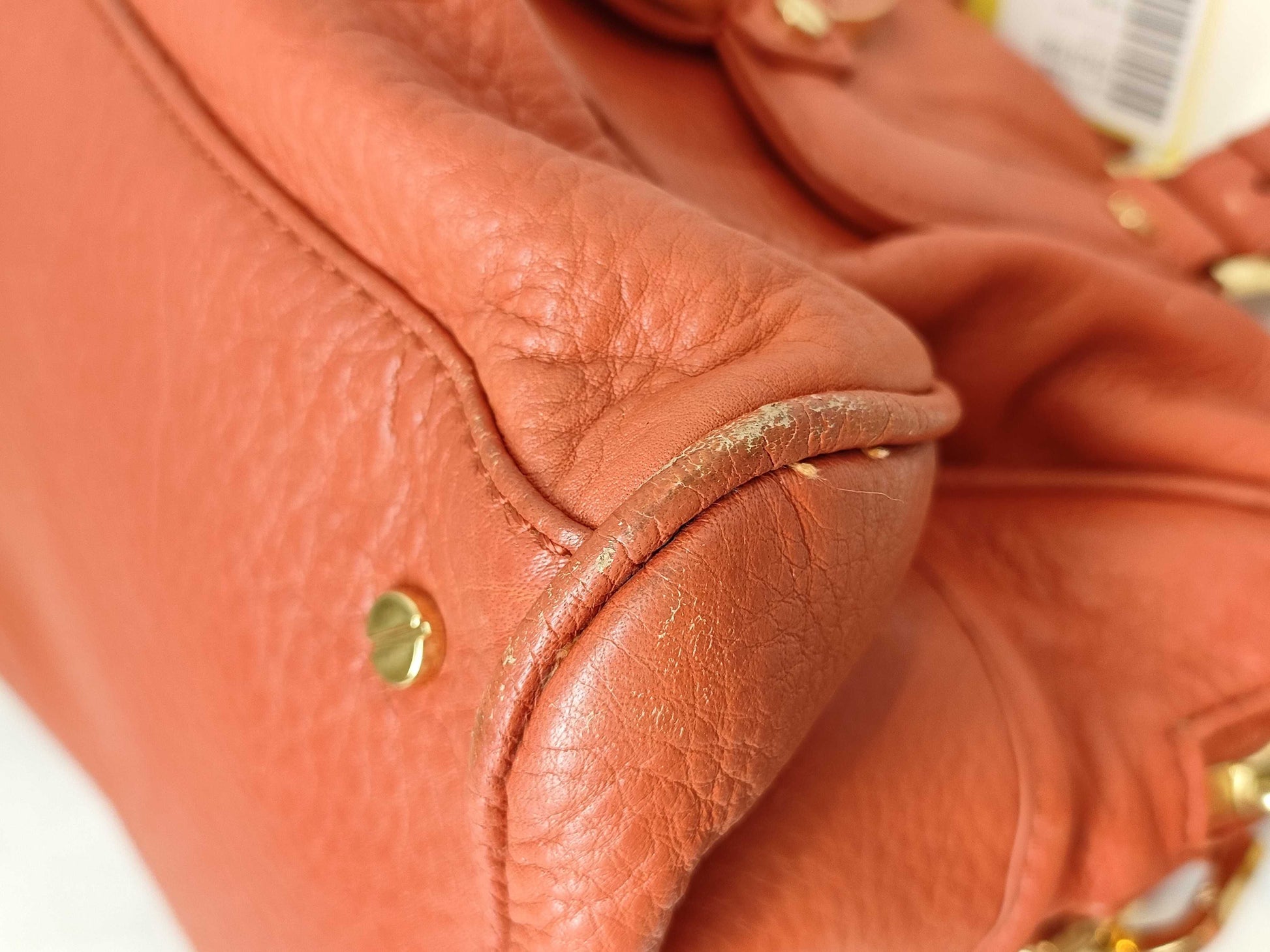 Tory Burch Logo Leather 2-Way Bag Handbag
