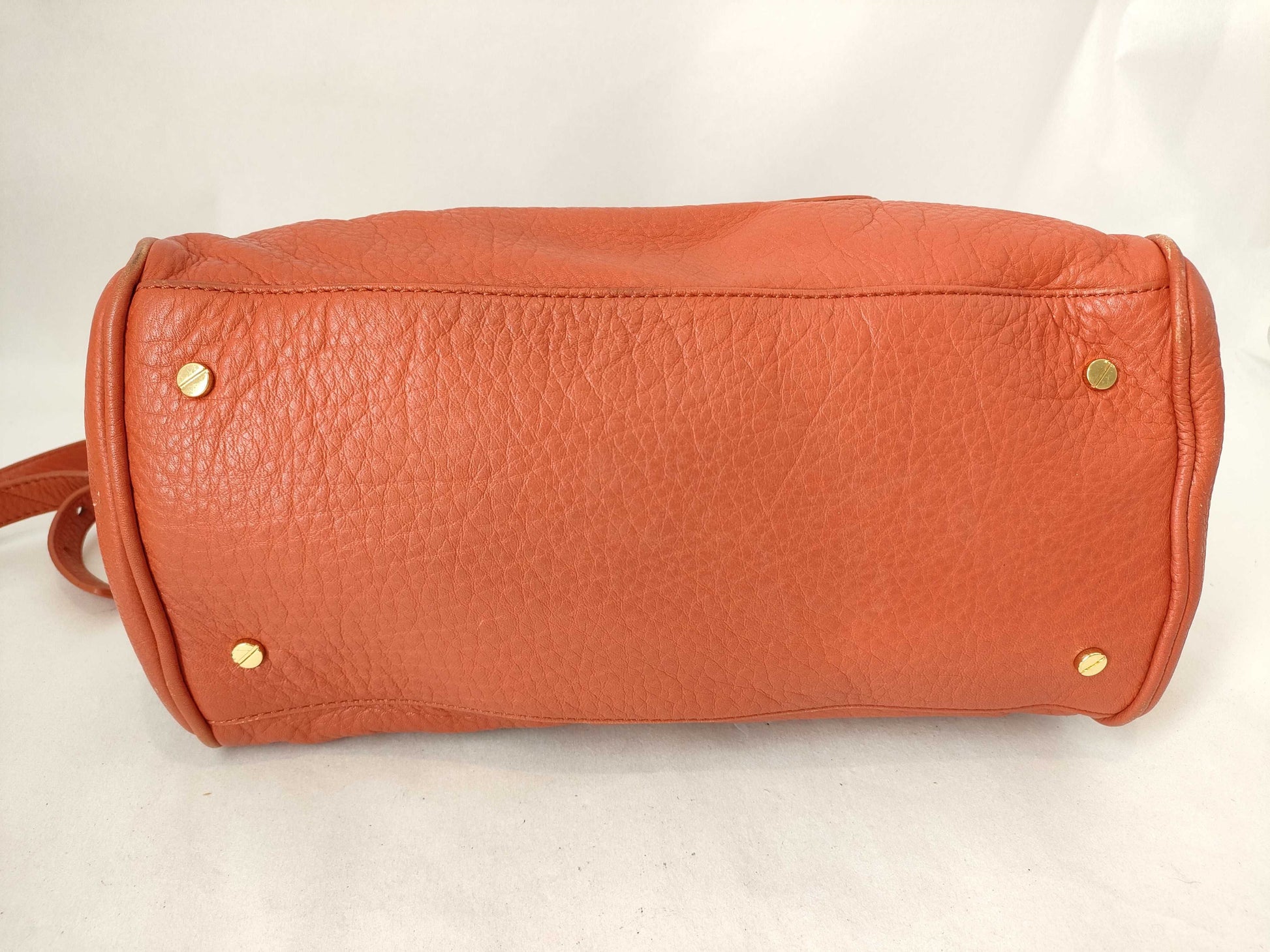 Tory Burch Logo Leather 2-Way Bag Handbag