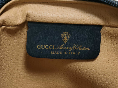 GUCCI GG Supreme Second Bag 010-378 Navy Second Bag