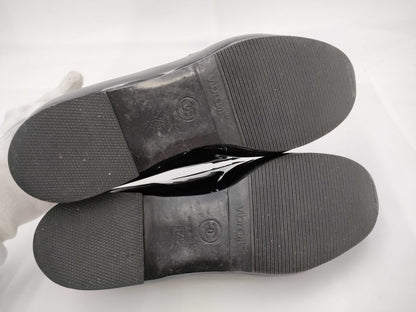 CHANEL Loafers Enamel Coco Mark Loafers