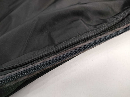 PRADA Nylon Shoulder Bag with No Gusset and Triangle Logo Plate