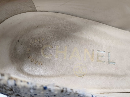 CHANEL Tweed High Heel Pumps