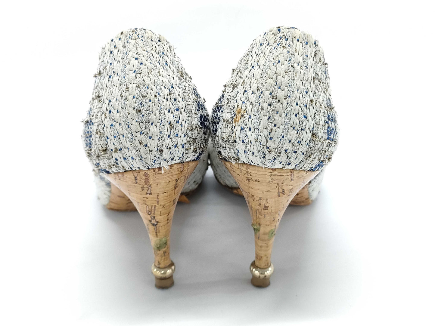 CHANEL Tweed High Heel Pumps