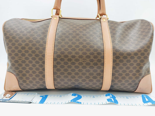 CELINE PVC Boston Bag M14 Brown Boston Bag