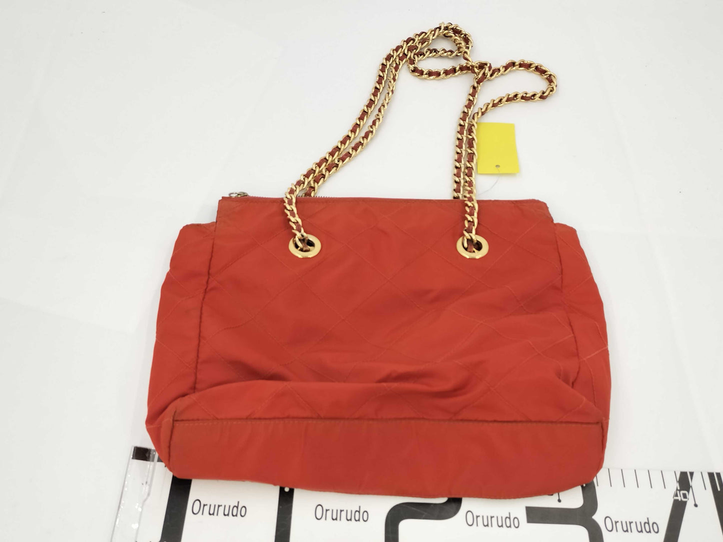 PRADA Nylon Quilted G-Chain Tote Bag