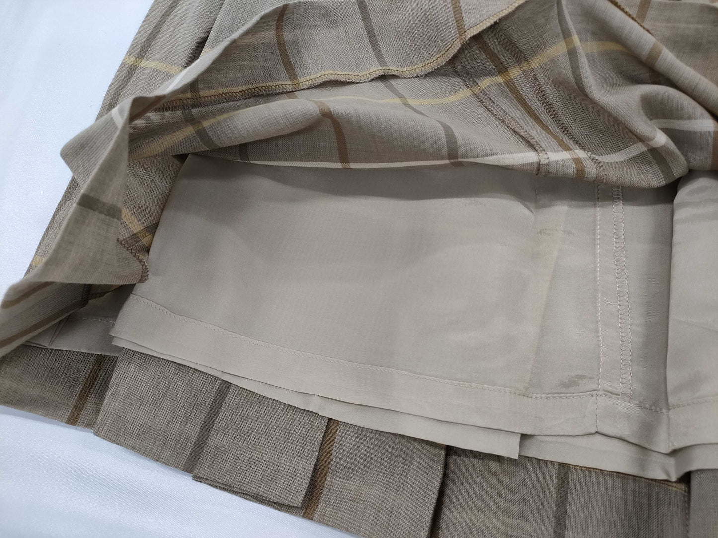 BURBERRY Checked Skirt