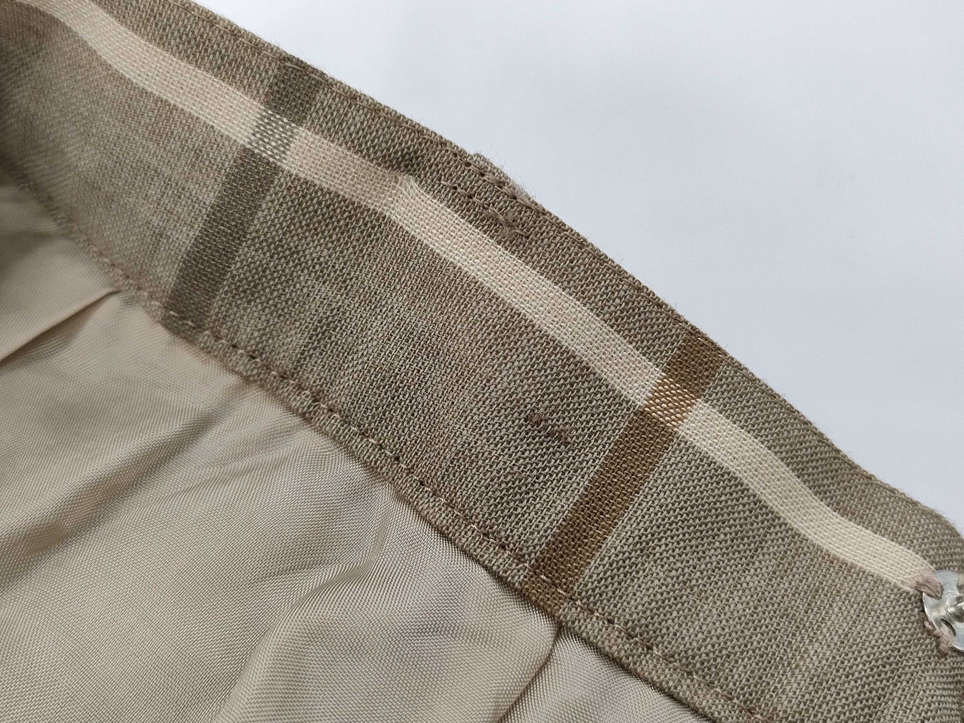 BURBERRY Checked Skirt