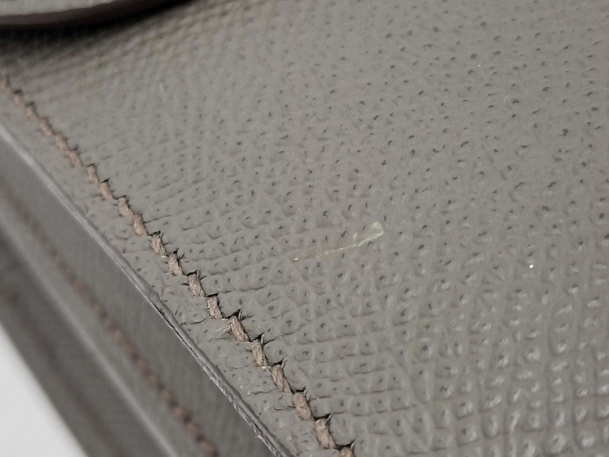 HERMES Constance Epsom Etain Shoulder Bag with PG hardware and A stamp