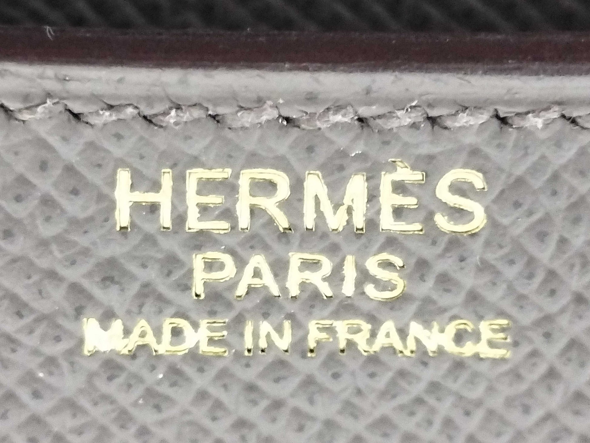 HERMES Constance Epsom Etain Shoulder Bag with PG hardware and A stamp
