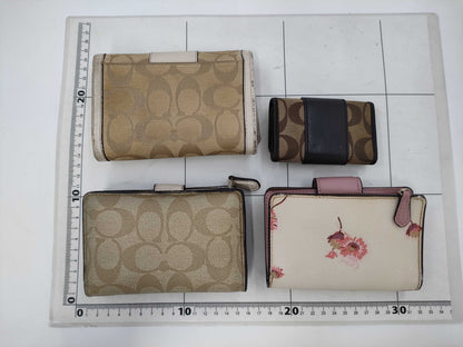 COACH Signature Handbag, Wallet*3, Key Case 