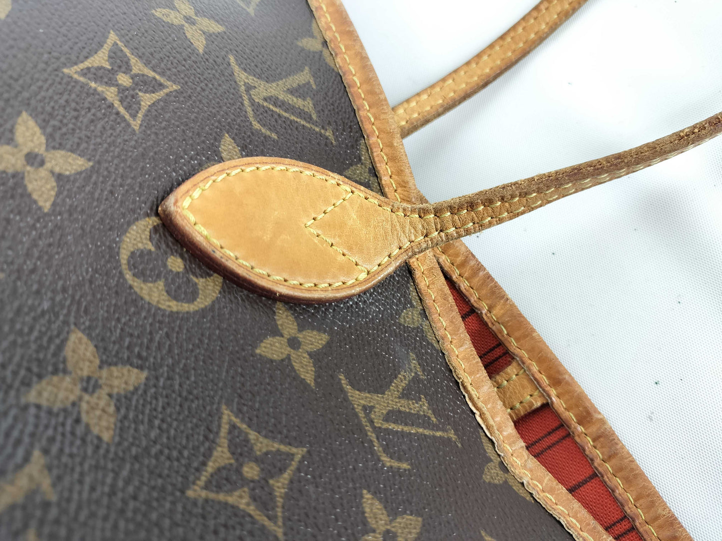 LOUIS VUITTON SD0164 Monogram M40156 Neverfull MM Old Model Tote Bag