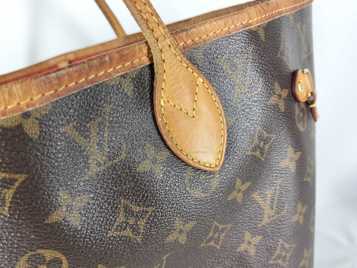 LOUIS VUITTON SD0164 Monogram M40156 Neverfull MM Old Model Tote Bag