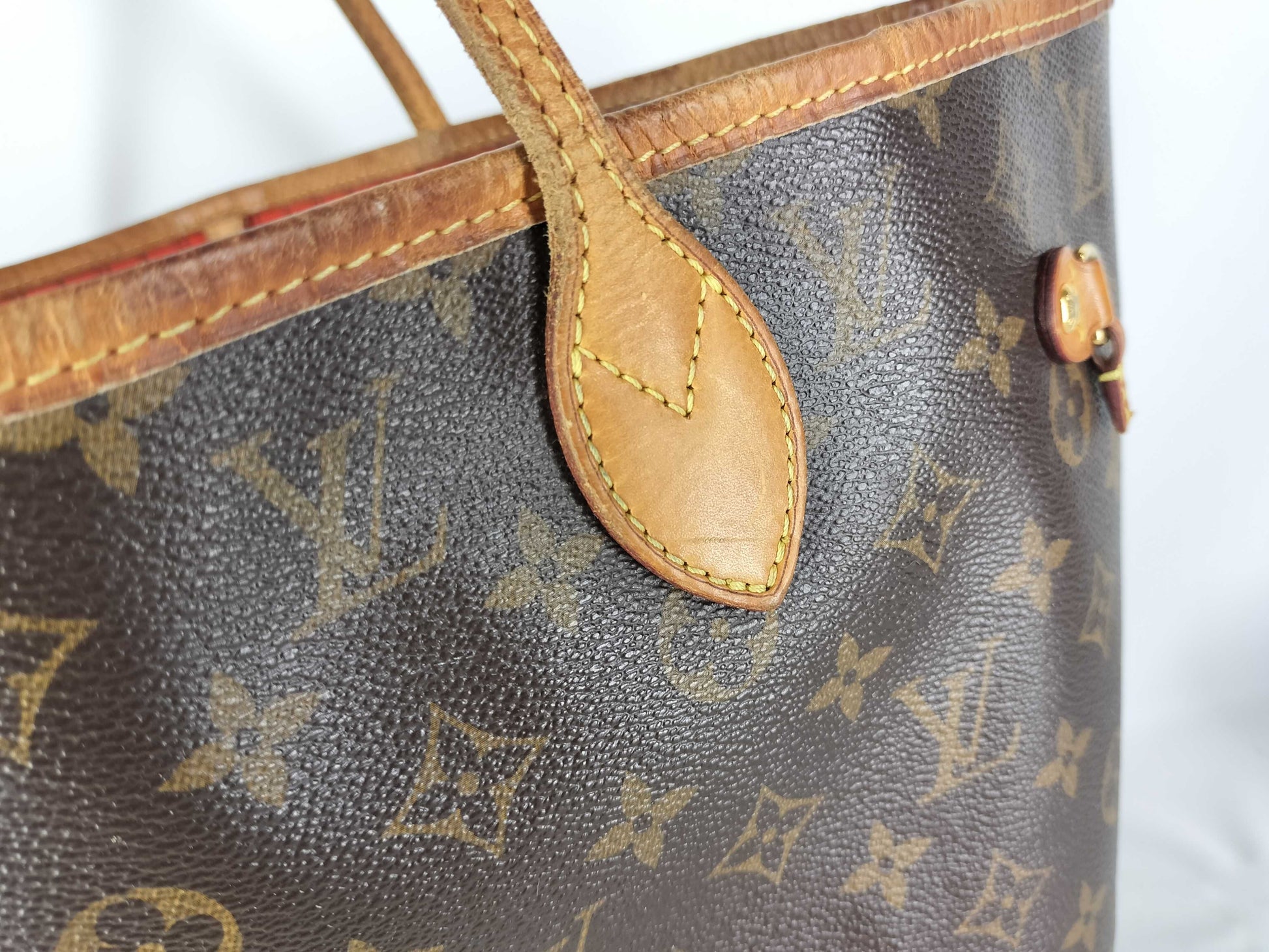 LOUIS VUITTON SD0164 Monogram M40156 Neverfull MM Old Model Tote Bag