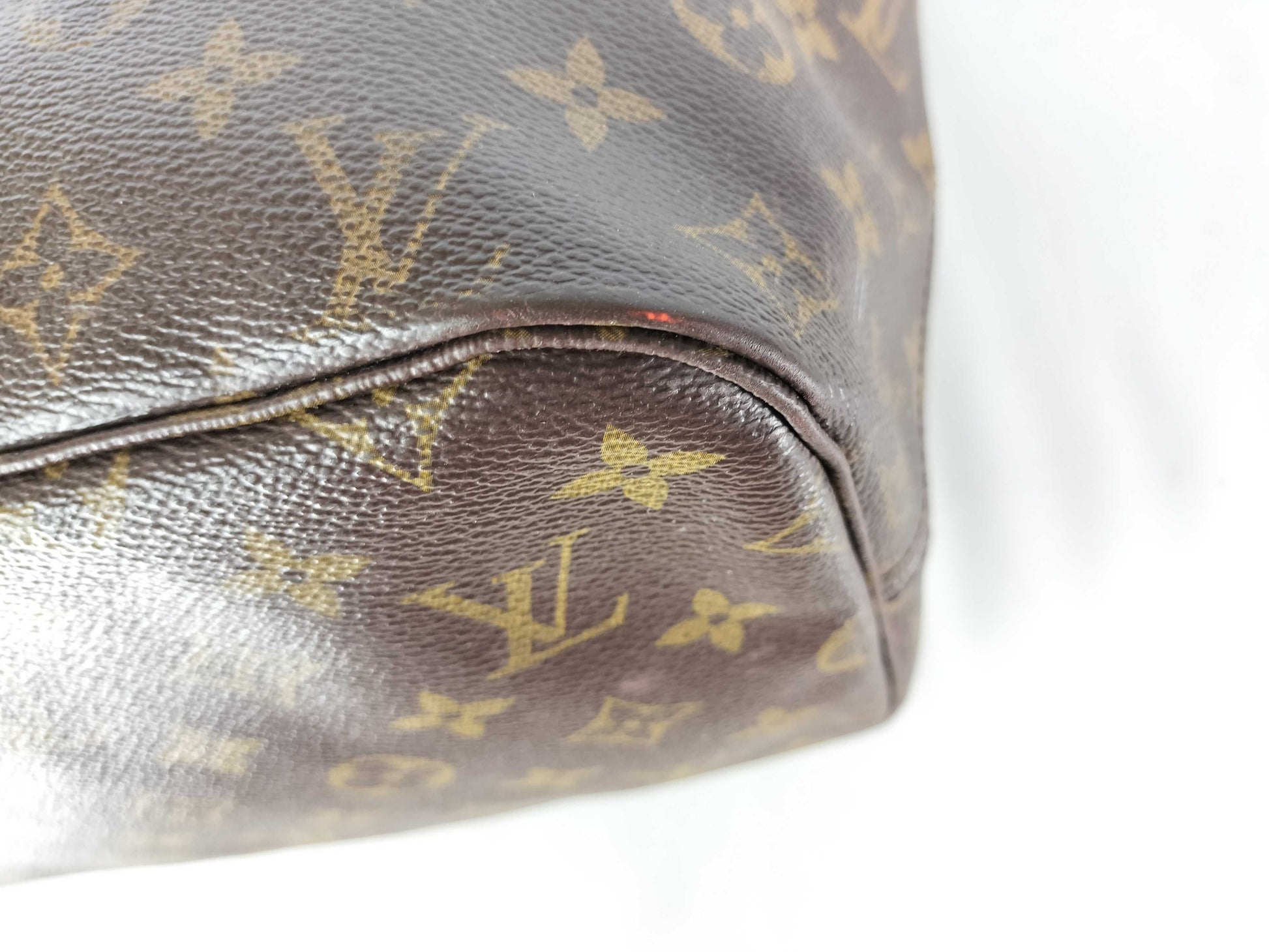LOUIS VUITTON SD0164 Monogram M40156 Neverfull MM Old Model Tote Bag