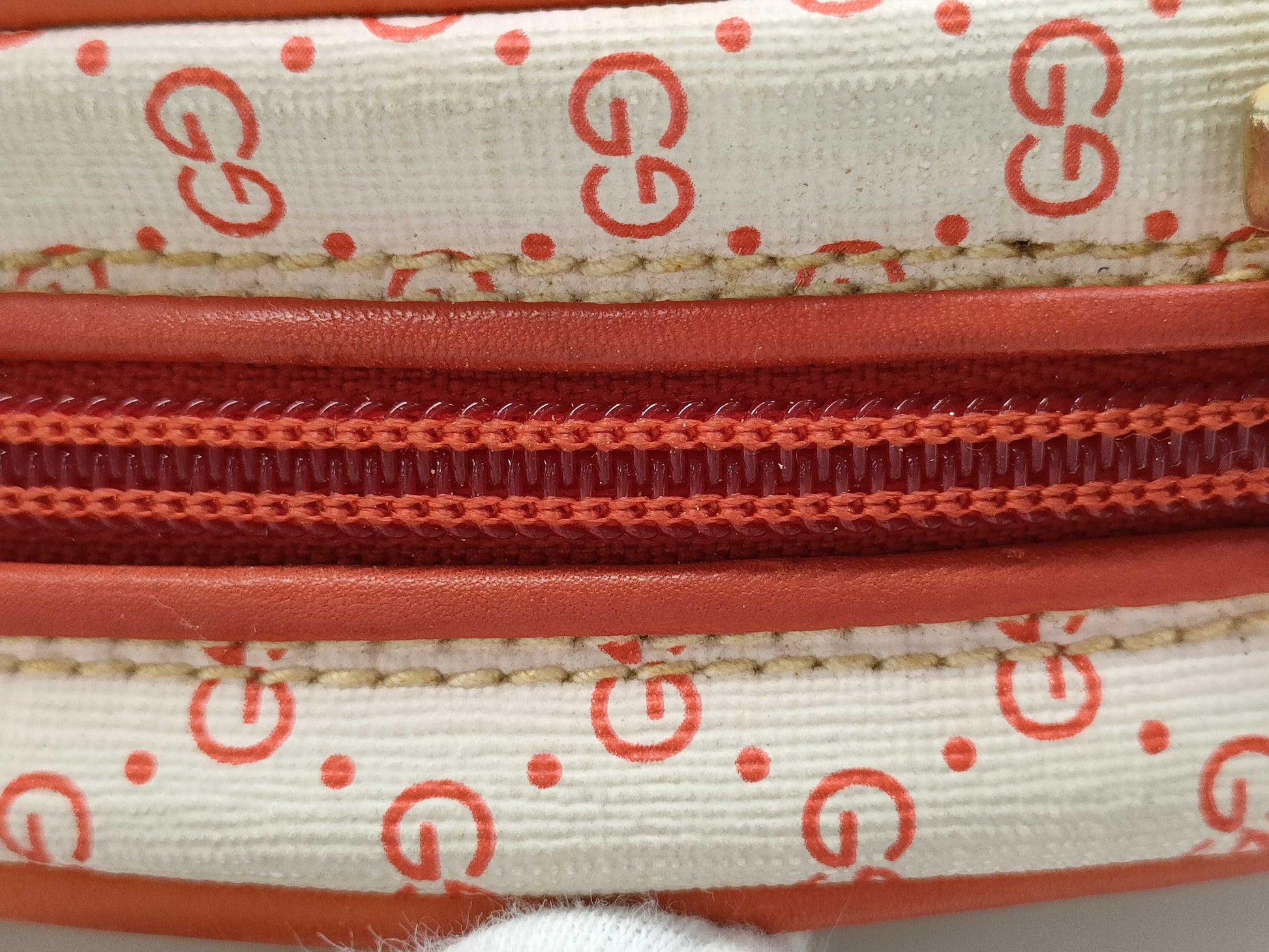 GUCCI Old Shima PVC Shoulder Bag