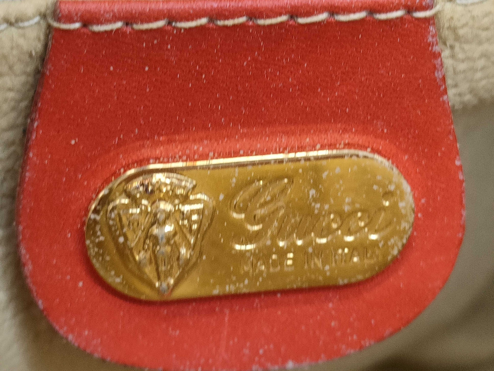 GUCCI Old Shima PVC Shoulder Bag