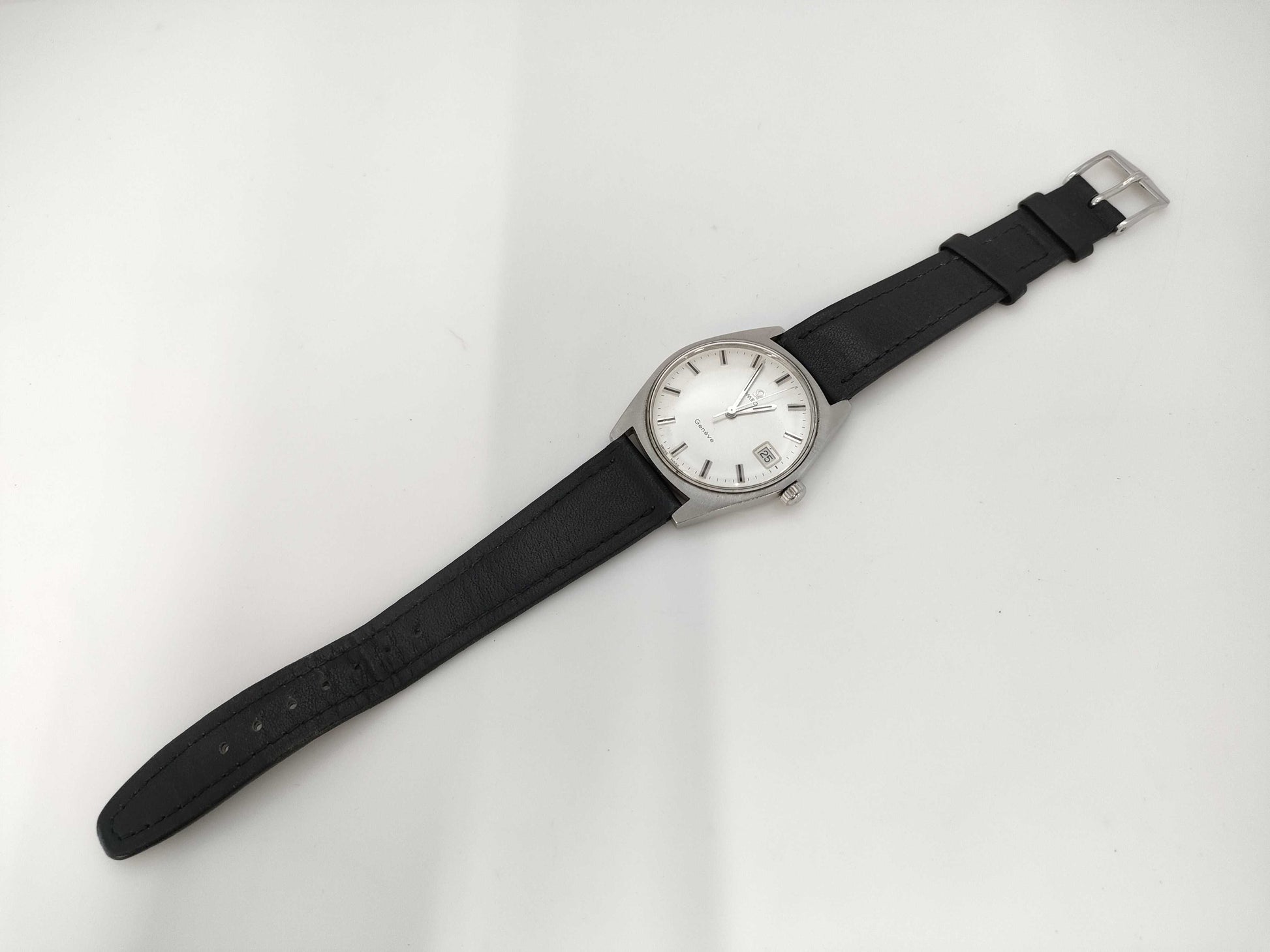 OMEGA Geneve Date C-Line Manual Winding Strap Non-Genuine Men's Watch
