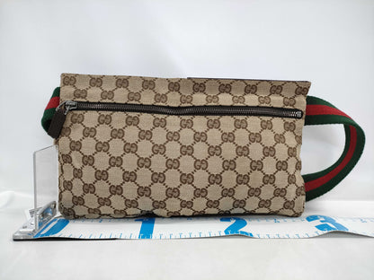 GUCCI GG Canvas 28566 Waist Pouch Waist Bag