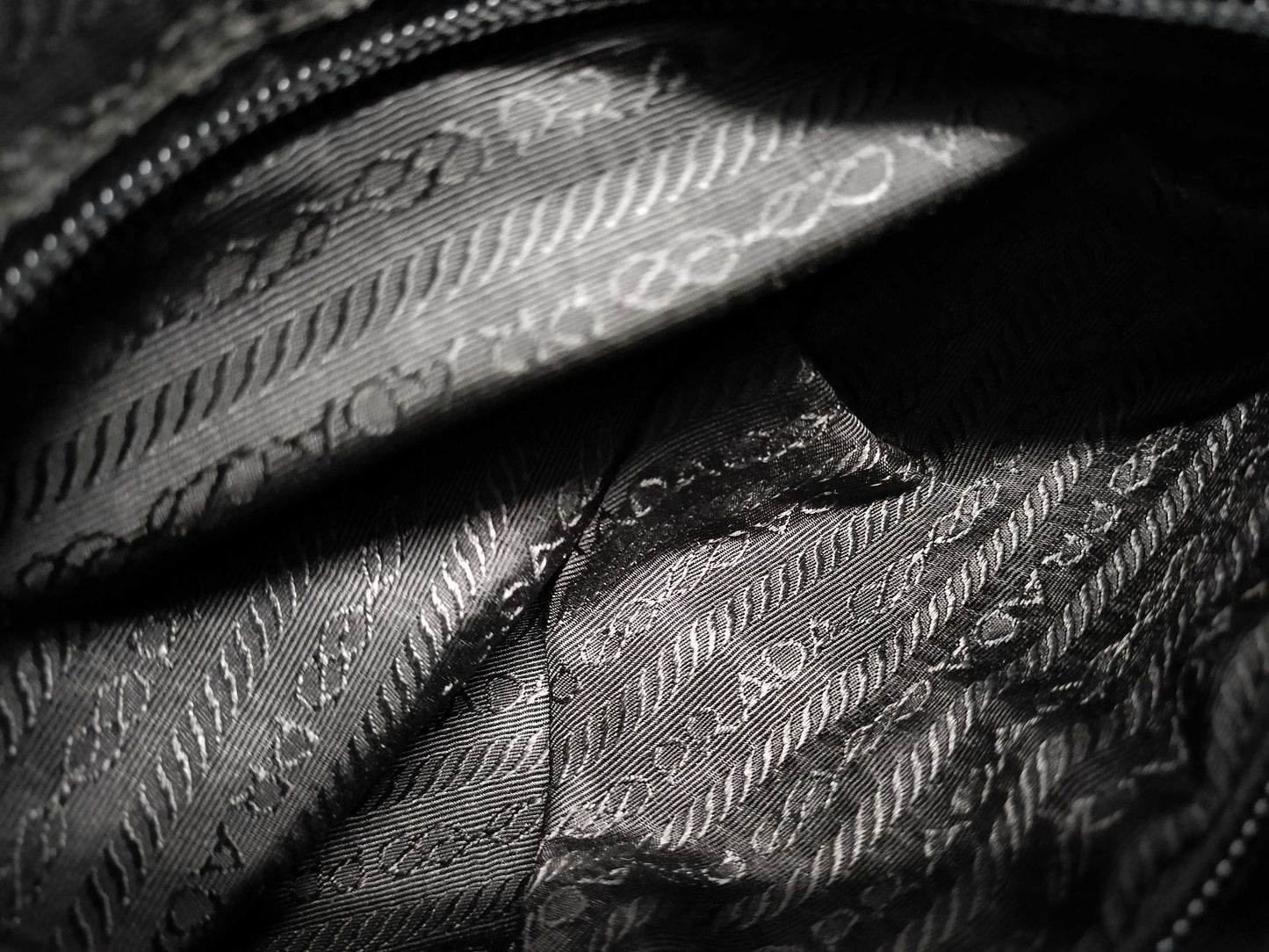 PRADA nylon shoulder bag