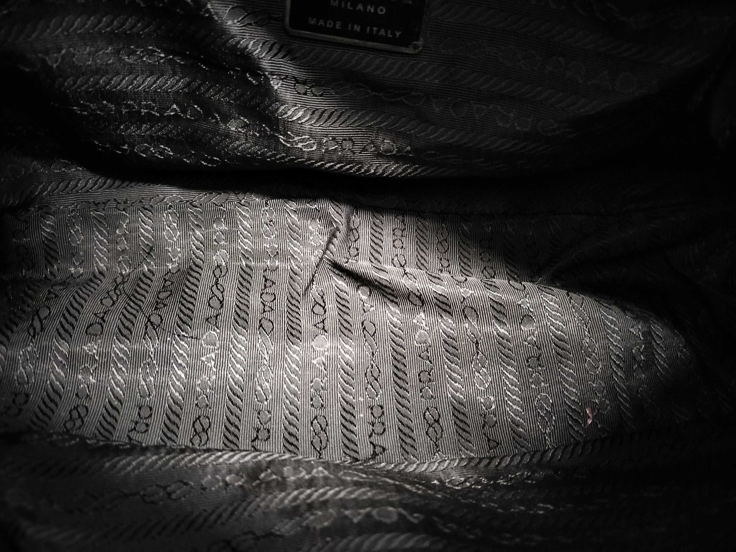 PRADA nylon shoulder bag