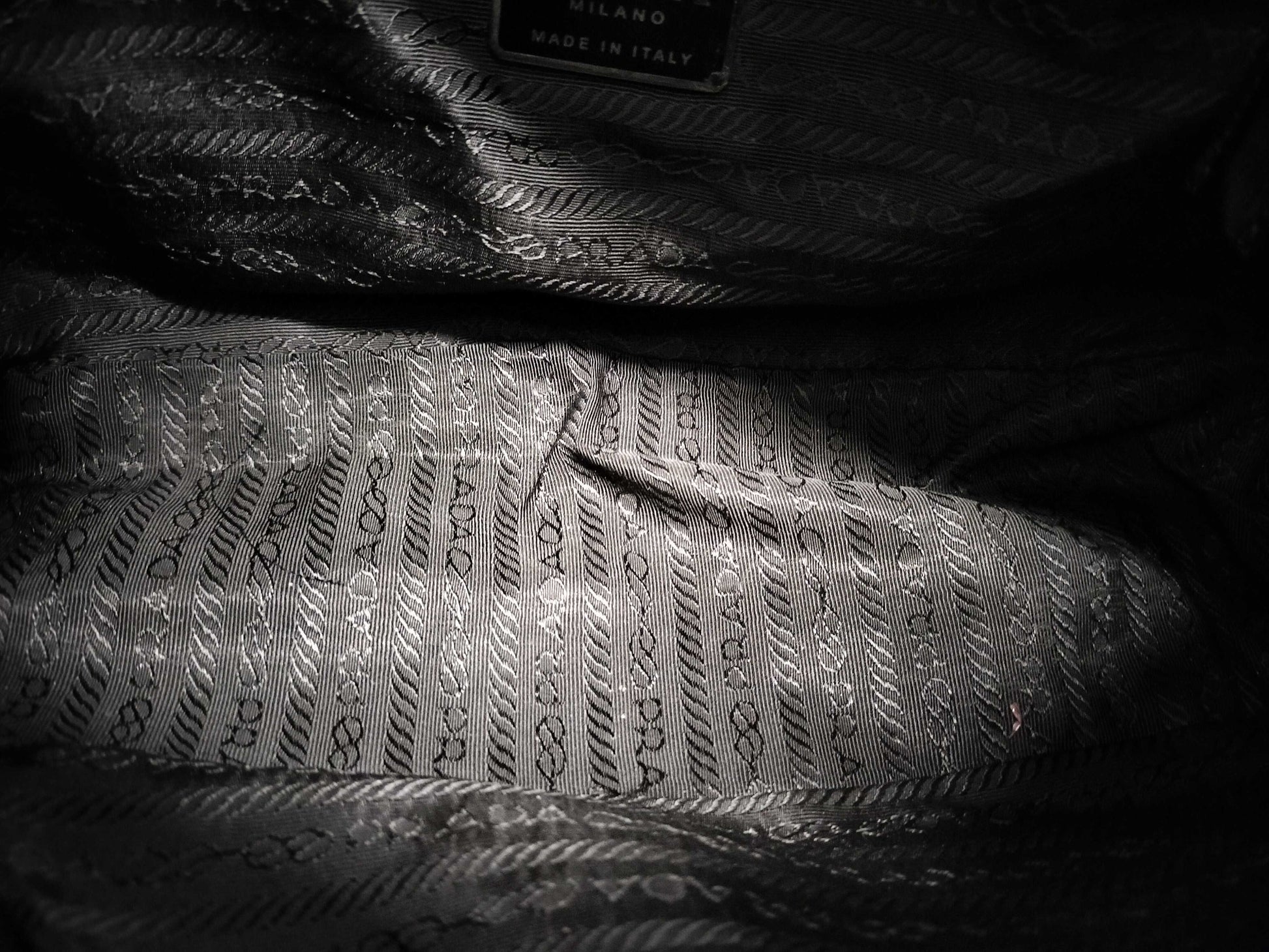 PRADA nylon shoulder bag