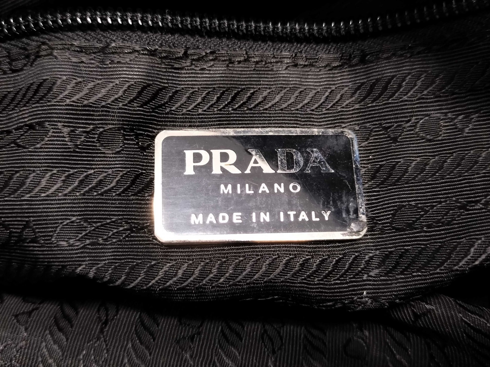 PRADA nylon shoulder bag