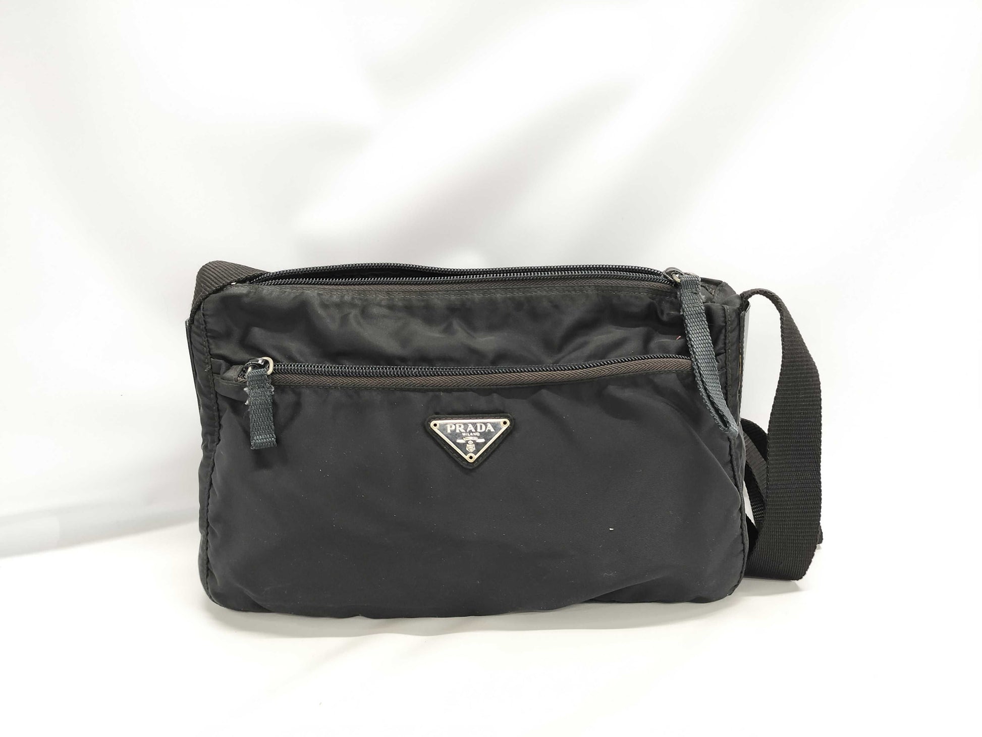 PRADA nylon shoulder bag