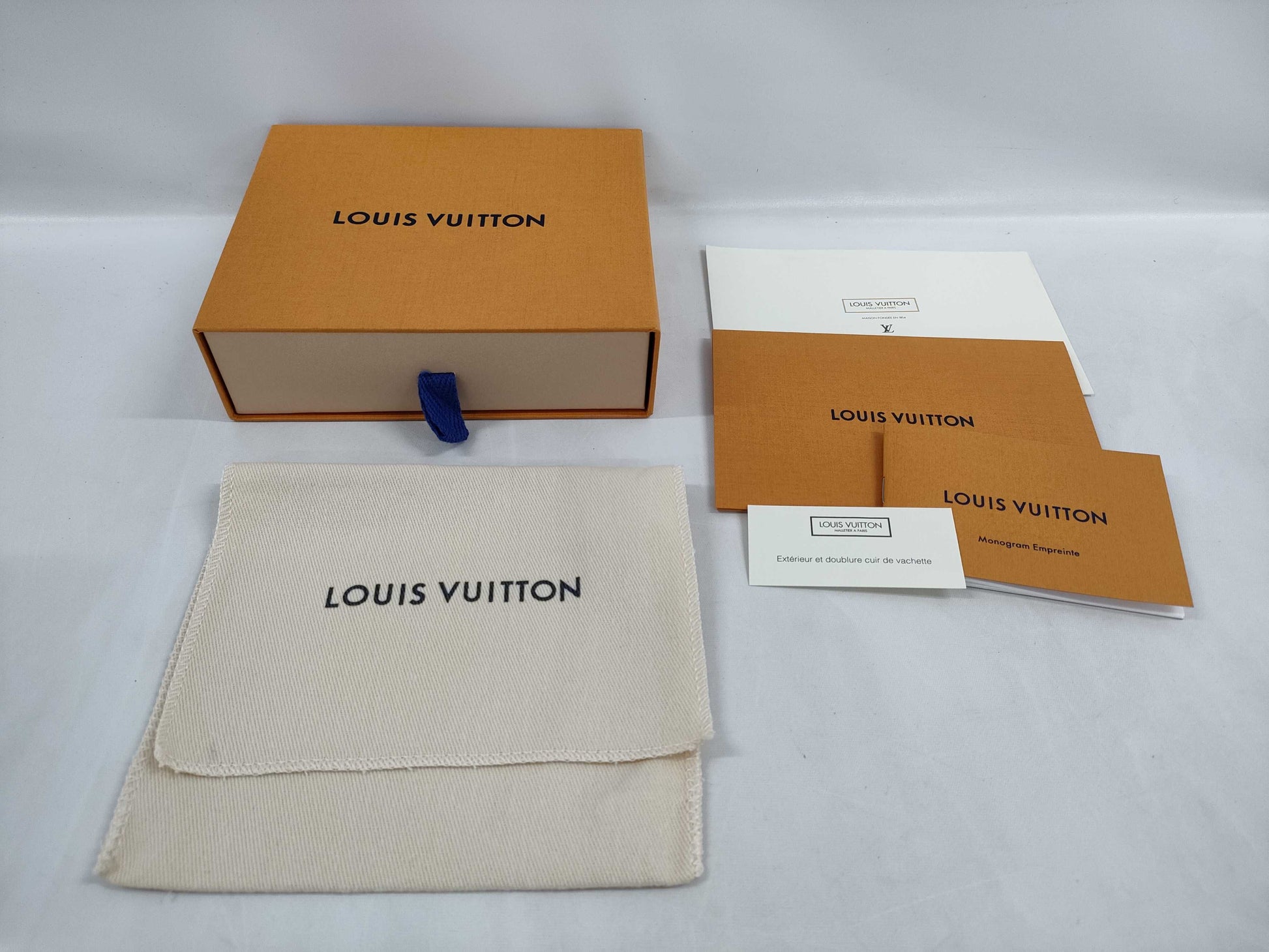 LOUIS VUITTON Monogram Empreinte Portefeuille Victorine Initial Wallet