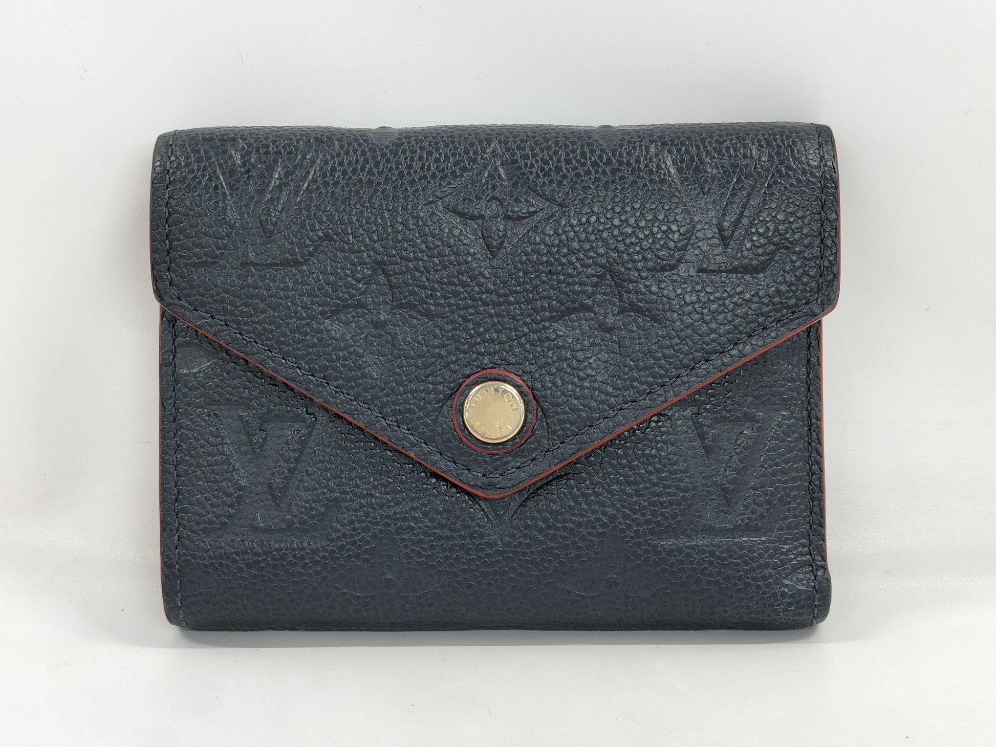 LOUIS VUITTON Monogram Empreinte Portefeuille Victorine Initial Wallet