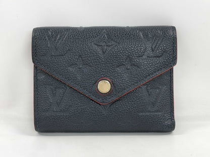 LOUIS VUITTON Monogram Empreinte Portefeuille Victorine Initial Wallet