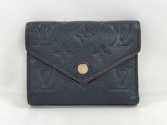 LOUIS VUITTON Monogram Empreinte Portefeuille Victorine Initial Wallet