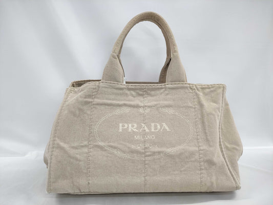 PRADA Canapa Tote Bag