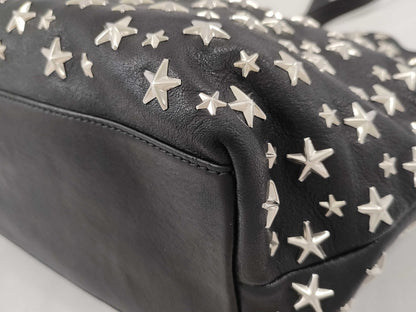 JIMMY CHOO Leather Handbag Tote Bag