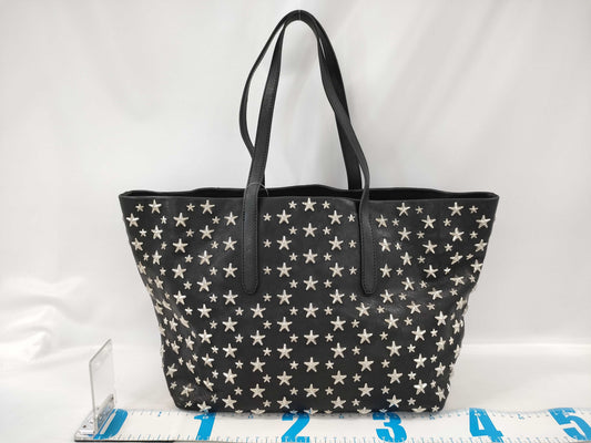 JIMMY CHOO Leather Handbag Tote Bag