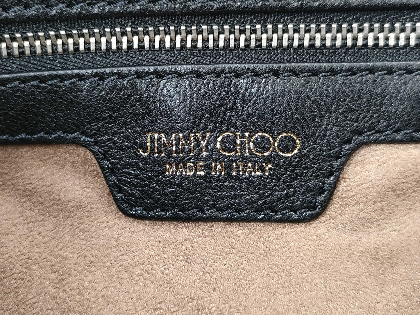 JIMMY CHOO Leather Handbag Tote Bag