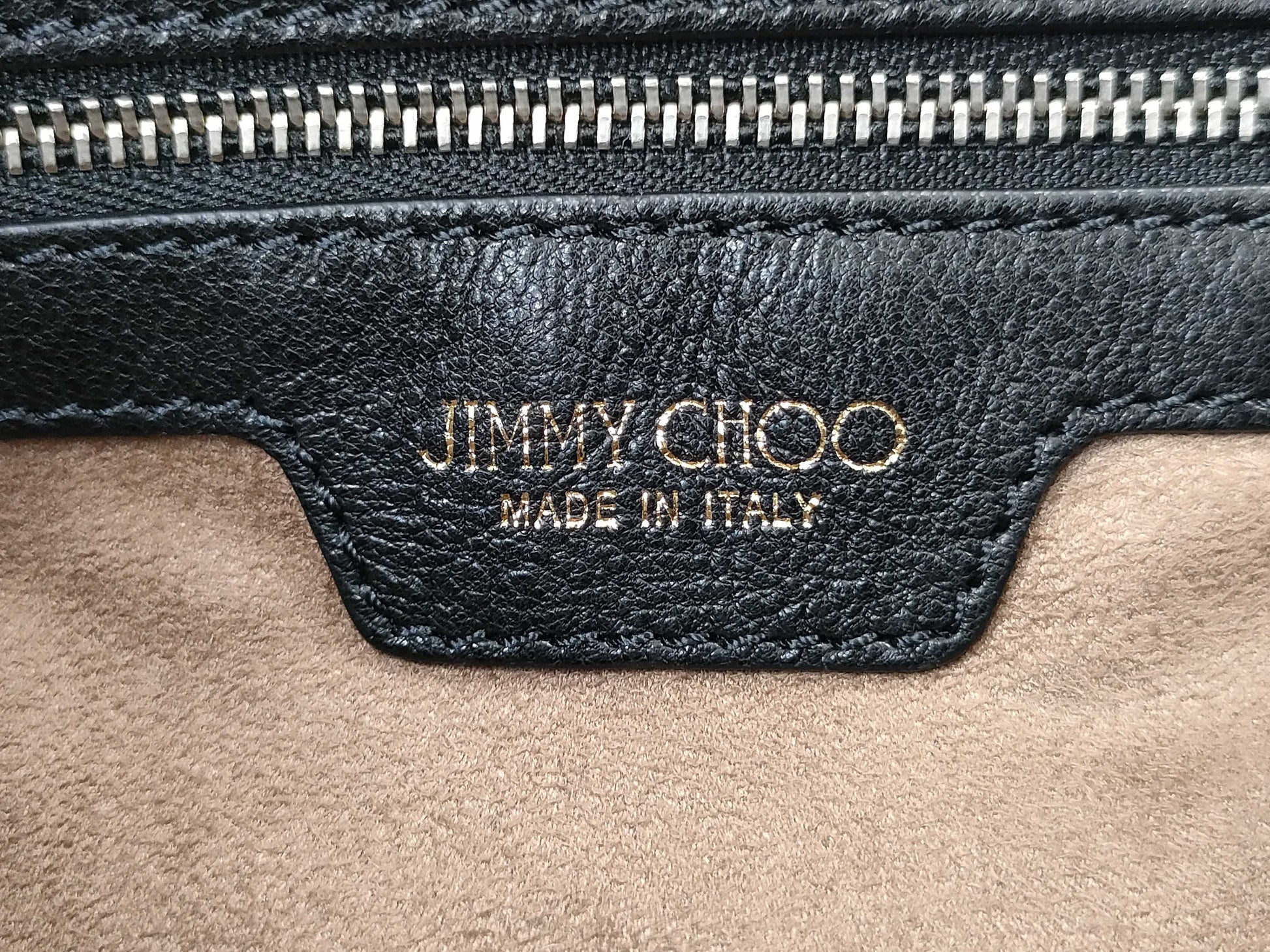 JIMMY CHOO Leather Handbag Tote Bag