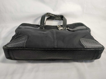COACH Leather 2-Way Handbag Black F70323 Handbag