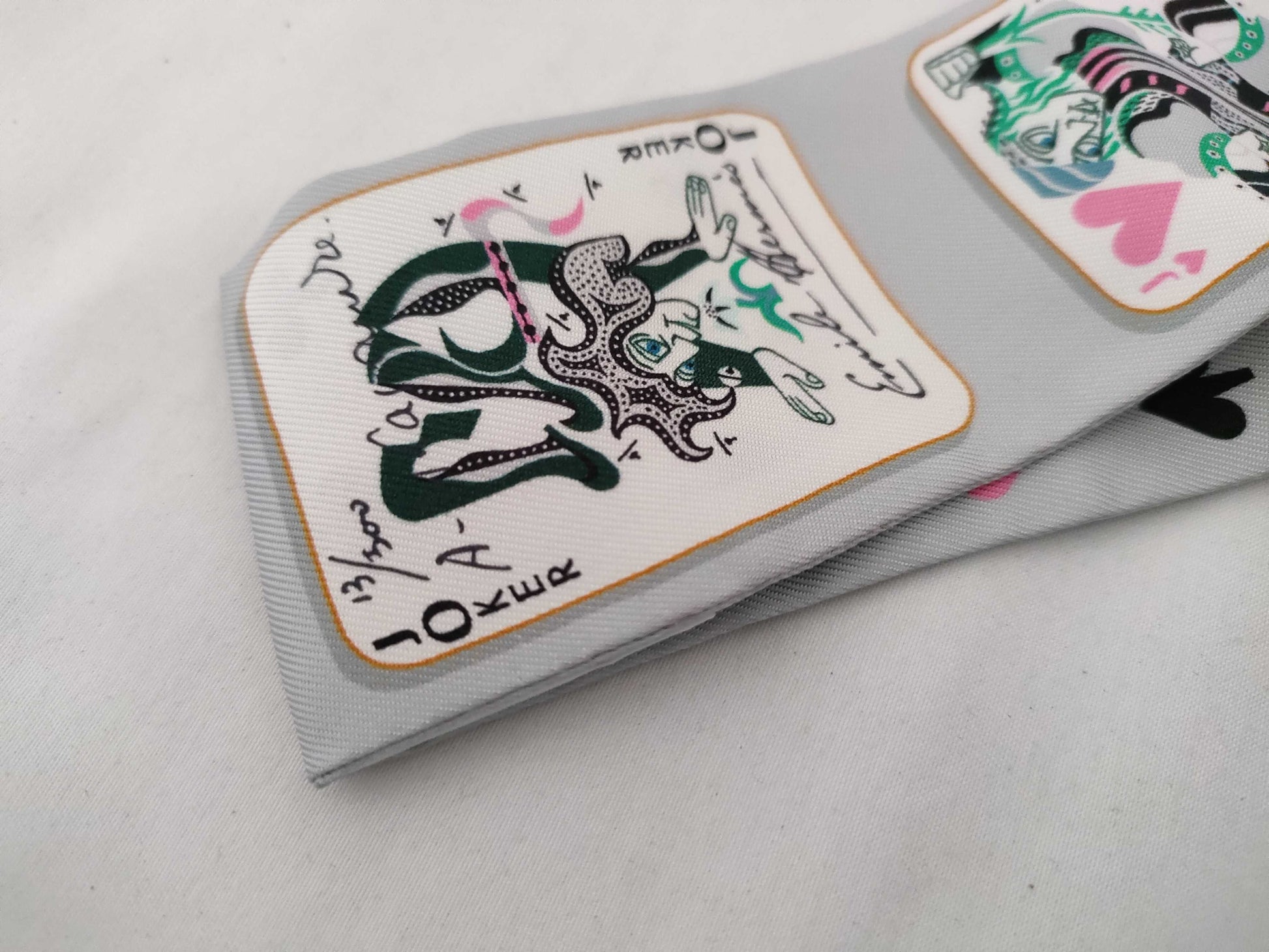 HERMES Twilly Playing Cards Gray Other Accessories