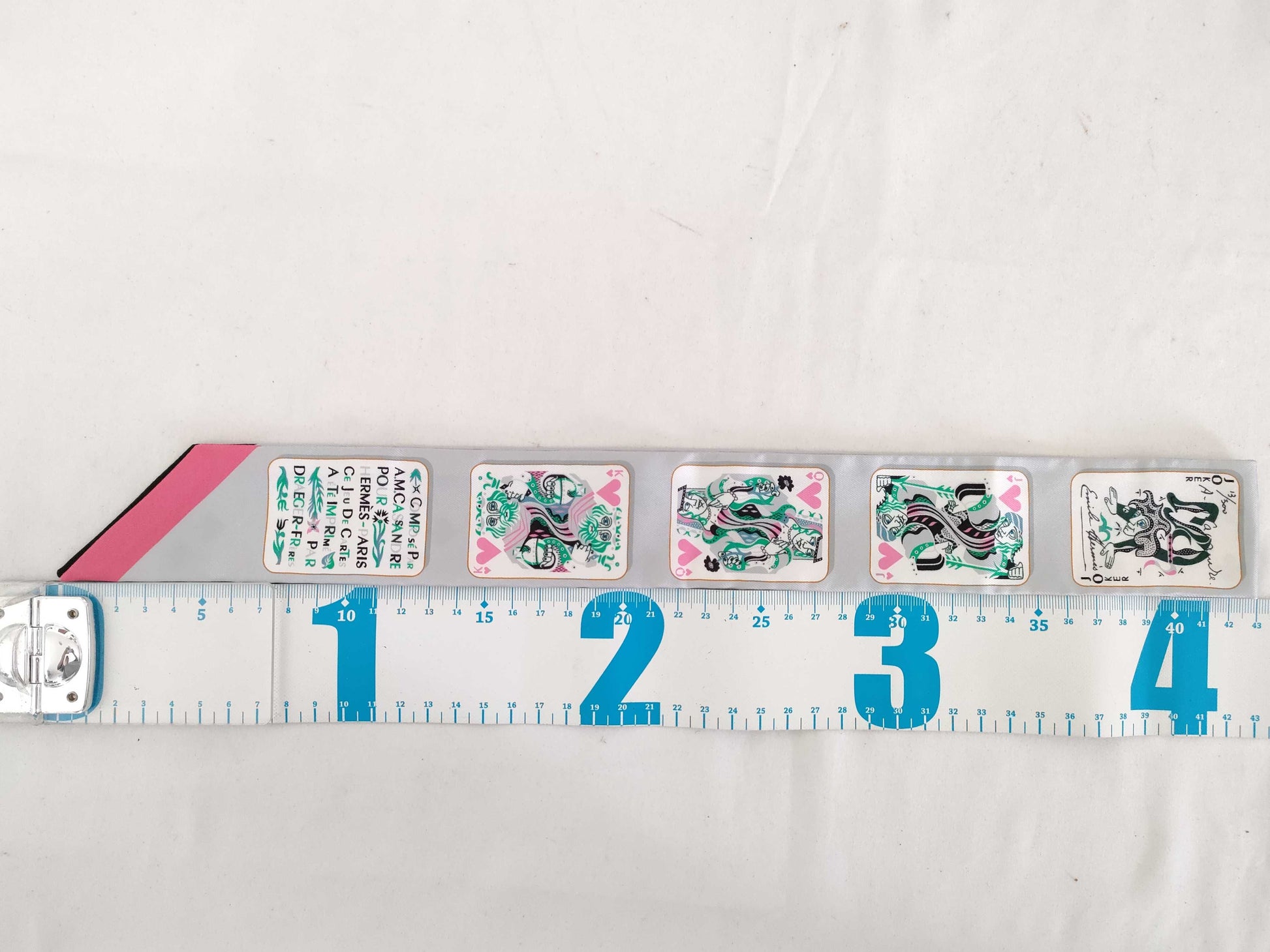 HERMES Twilly Playing Cards Gray Other Accessories