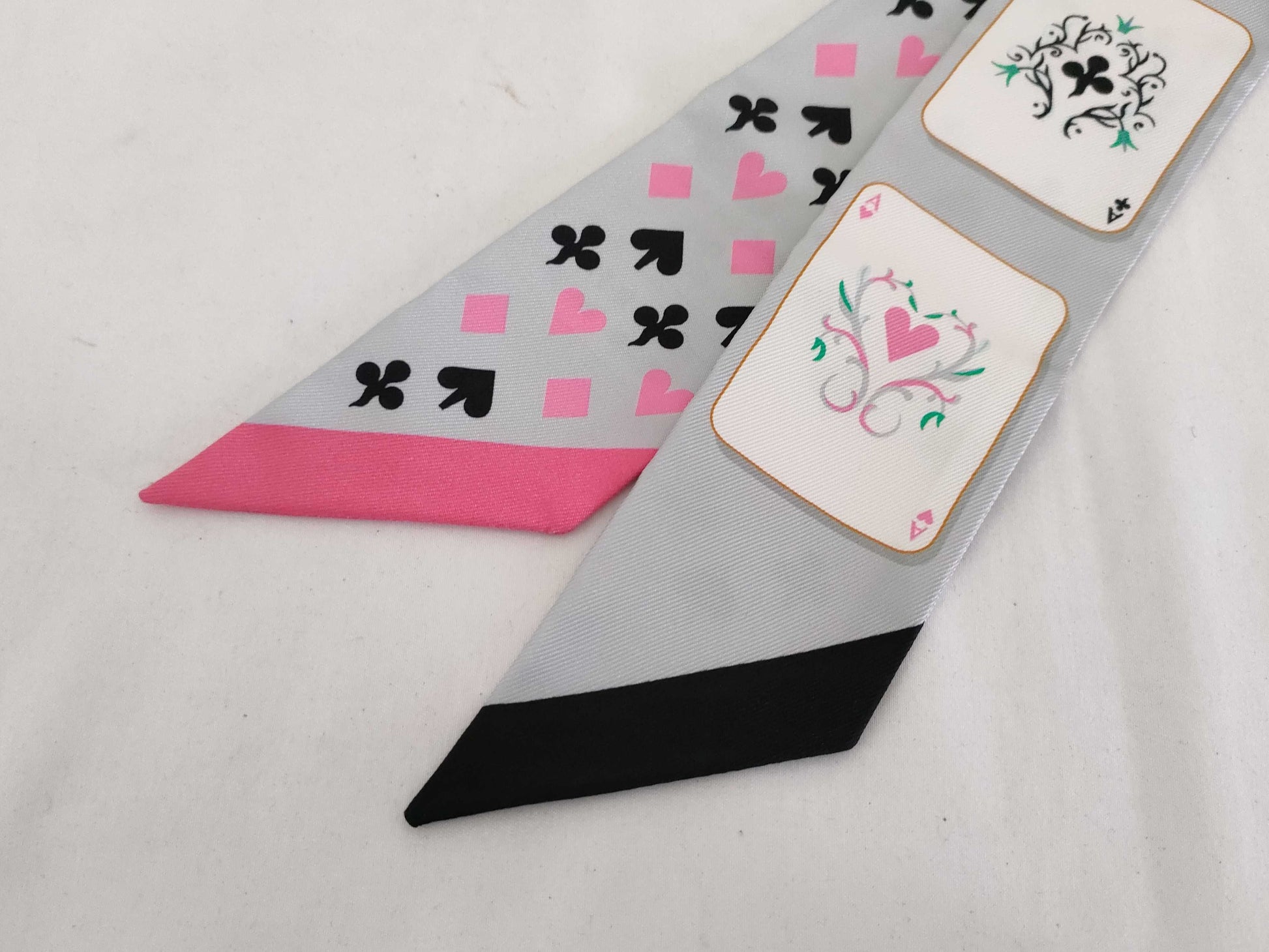 HERMES Twilly Playing Cards Gray Other Accessories