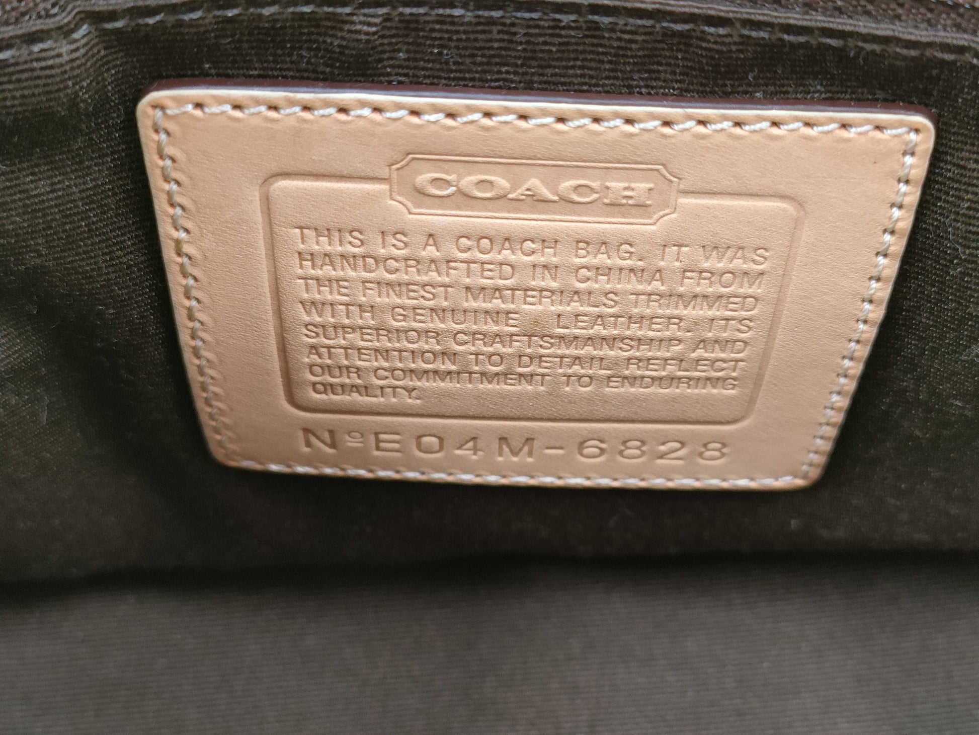 COACH Signature 6828 Bag Handbag