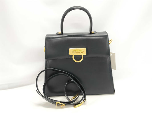 Salvatore Ferragamo Gancini 2-Way Handbag